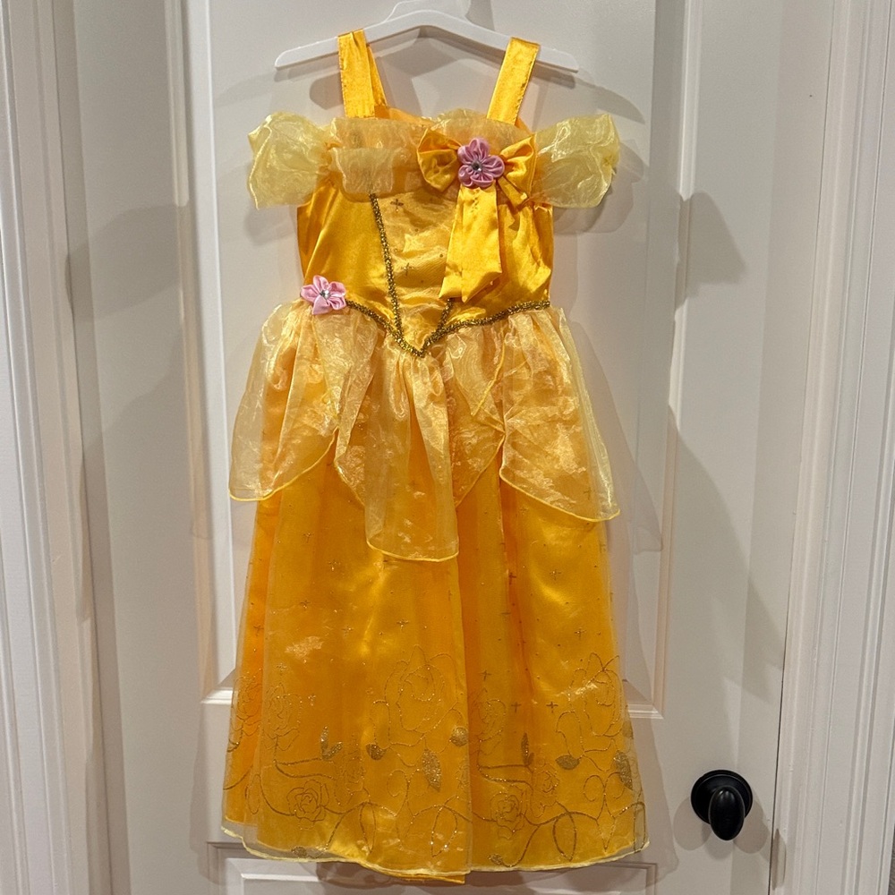 Yellow Princess Dress Costume for Kids